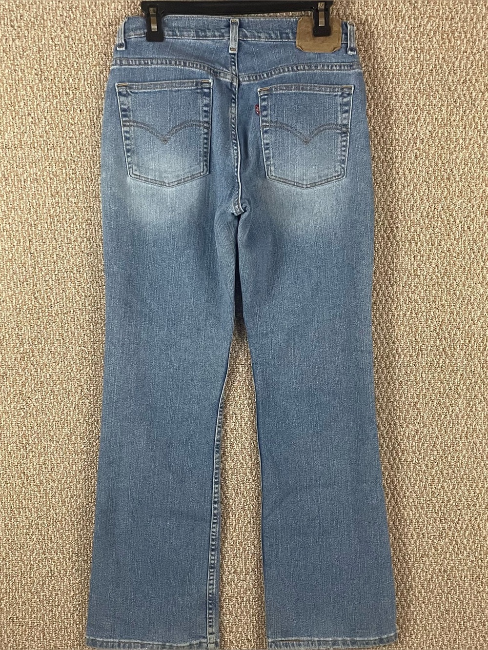 VTG Levi's 515 Boot Cut Jeans Womens 10 Blue Denim Low Rise Comfort Y2K 90s F105